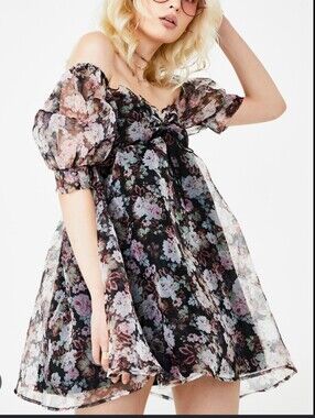 for love and lemons brocade tapestry mini dress FOR LOVE & LEMONS Brocade Tapestry Mini Dress Size Small